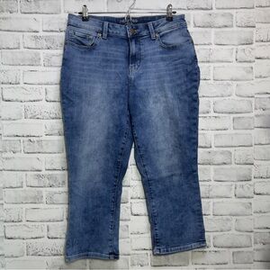 Maurices Mid Rise Crop Jeans 12